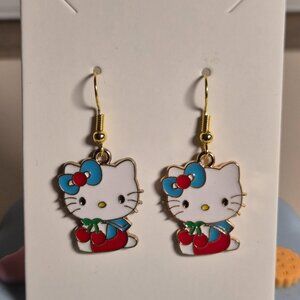 Sanrio Hello Kitty Cute Earrings Kawaii Accessories